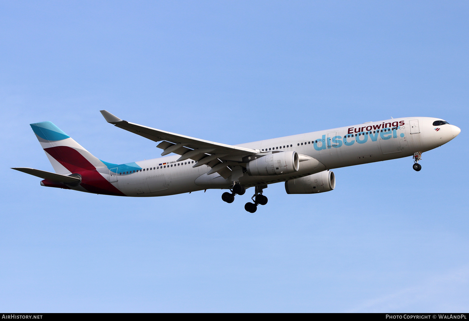 Aircraft Photo of D-AIKA | Airbus A330-343 | Eurowings Discover | AirHistory.net #600353