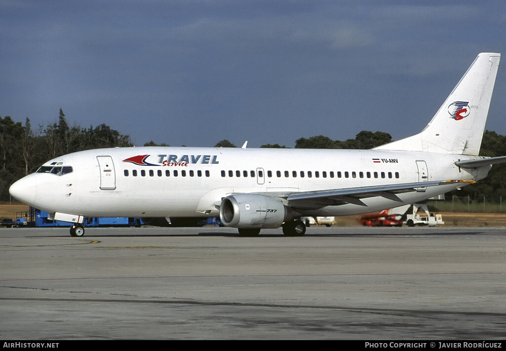 Aircraft Photo of YU-ANV | Boeing 737-3H9 | Travel Service | AirHistory.net #600393