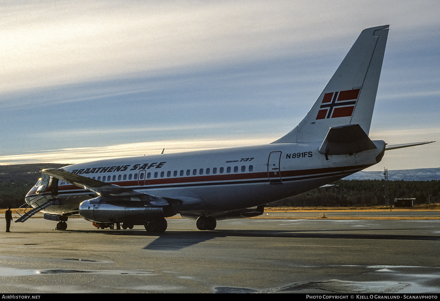Aircraft Photo of N891FS | Boeing 737-205/Adv | Braathens SAFE | AirHistory.net #600419