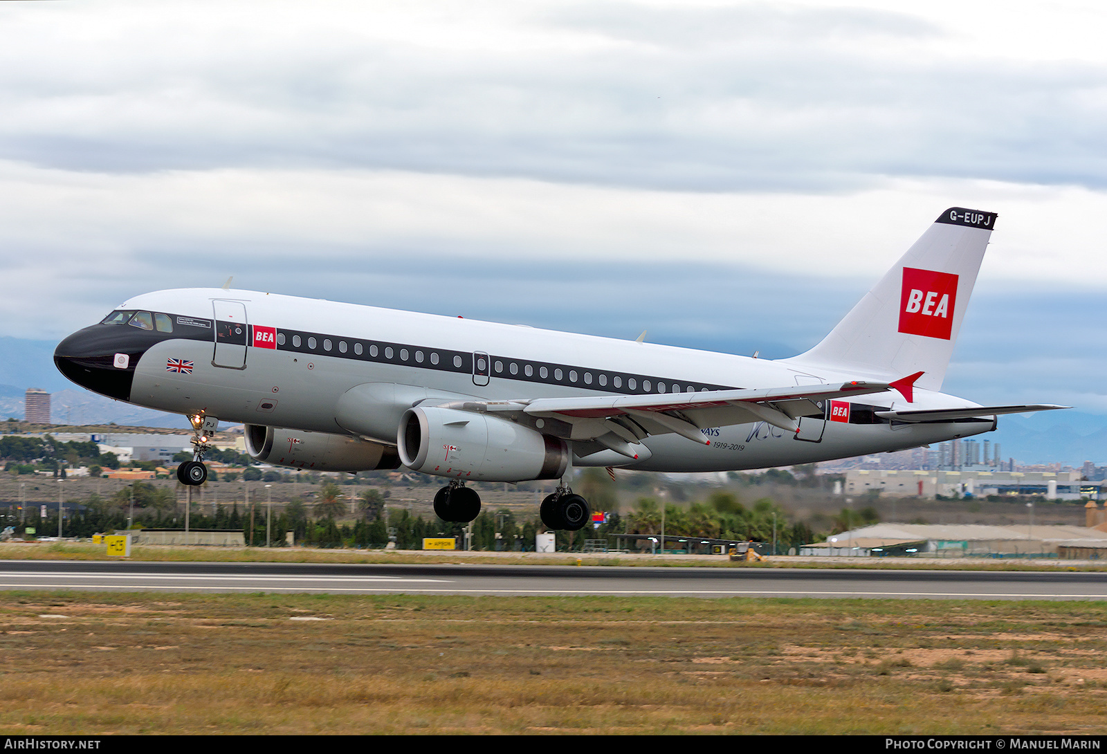 Aircraft Photo of G-EUPJ | Airbus A319-131 | British Airways | BEA - British European Airways | AirHistory.net #600434