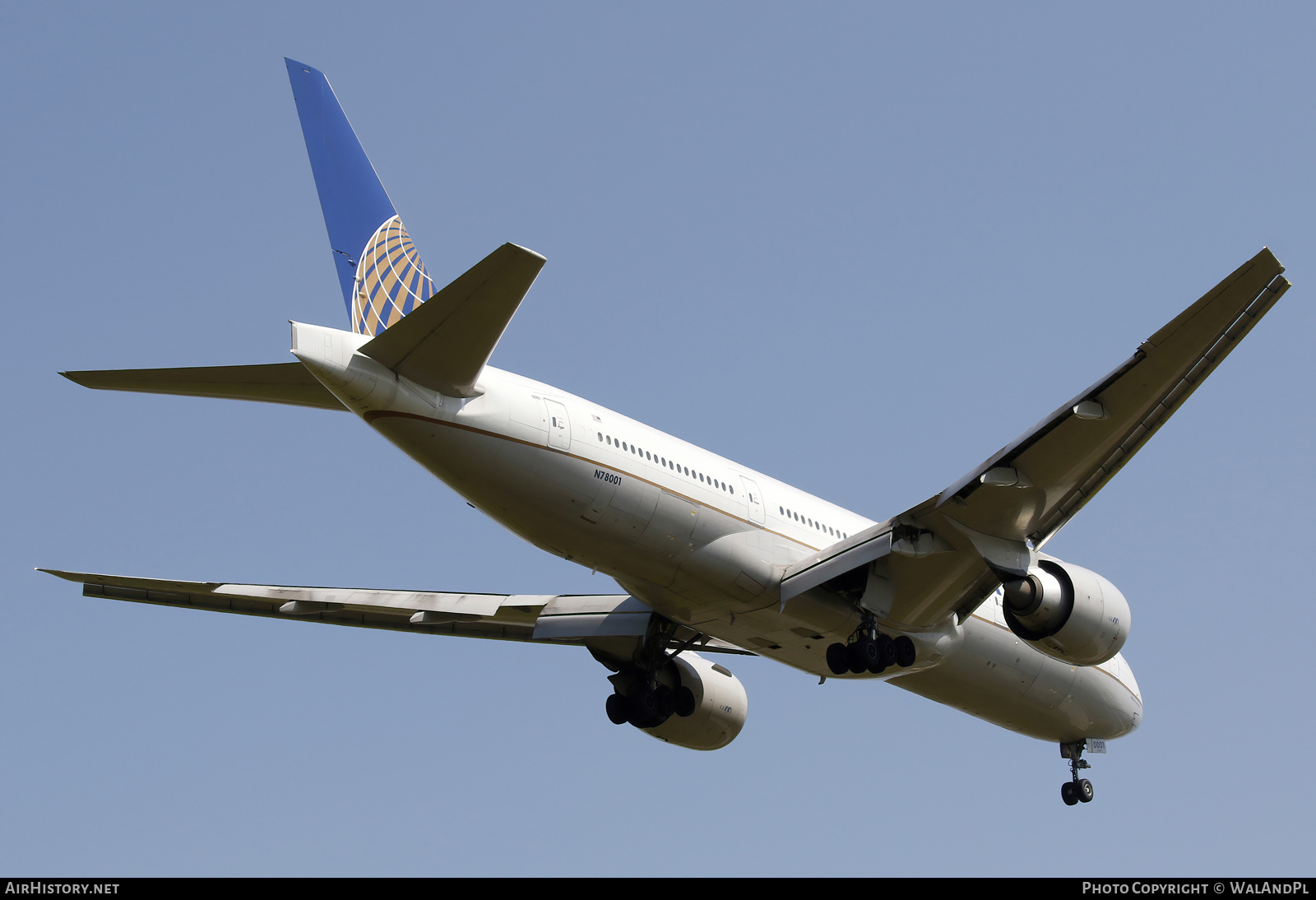 Aircraft Photo of N78001 | Boeing 777-224/ER | United Airlines | AirHistory.net #600445