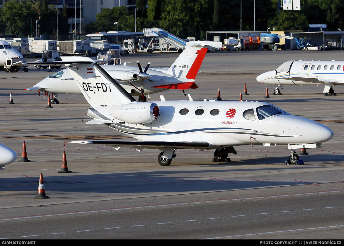 Aircraft Photo of OE-FDT | Cessna 510 Citation Mustang | GlobeAir | AirHistory.net #600464