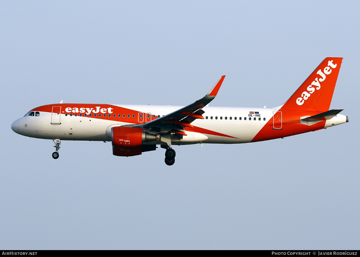 Aircraft Photo of OE-INE | Airbus A320-214 | EasyJet | AirHistory.net #600480