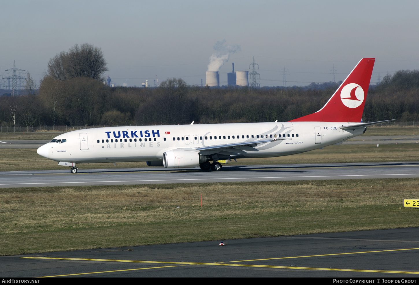Aircraft Photo of TC-JGL | Boeing 737-8F2 | Turkish Airlines | AirHistory.net #600552