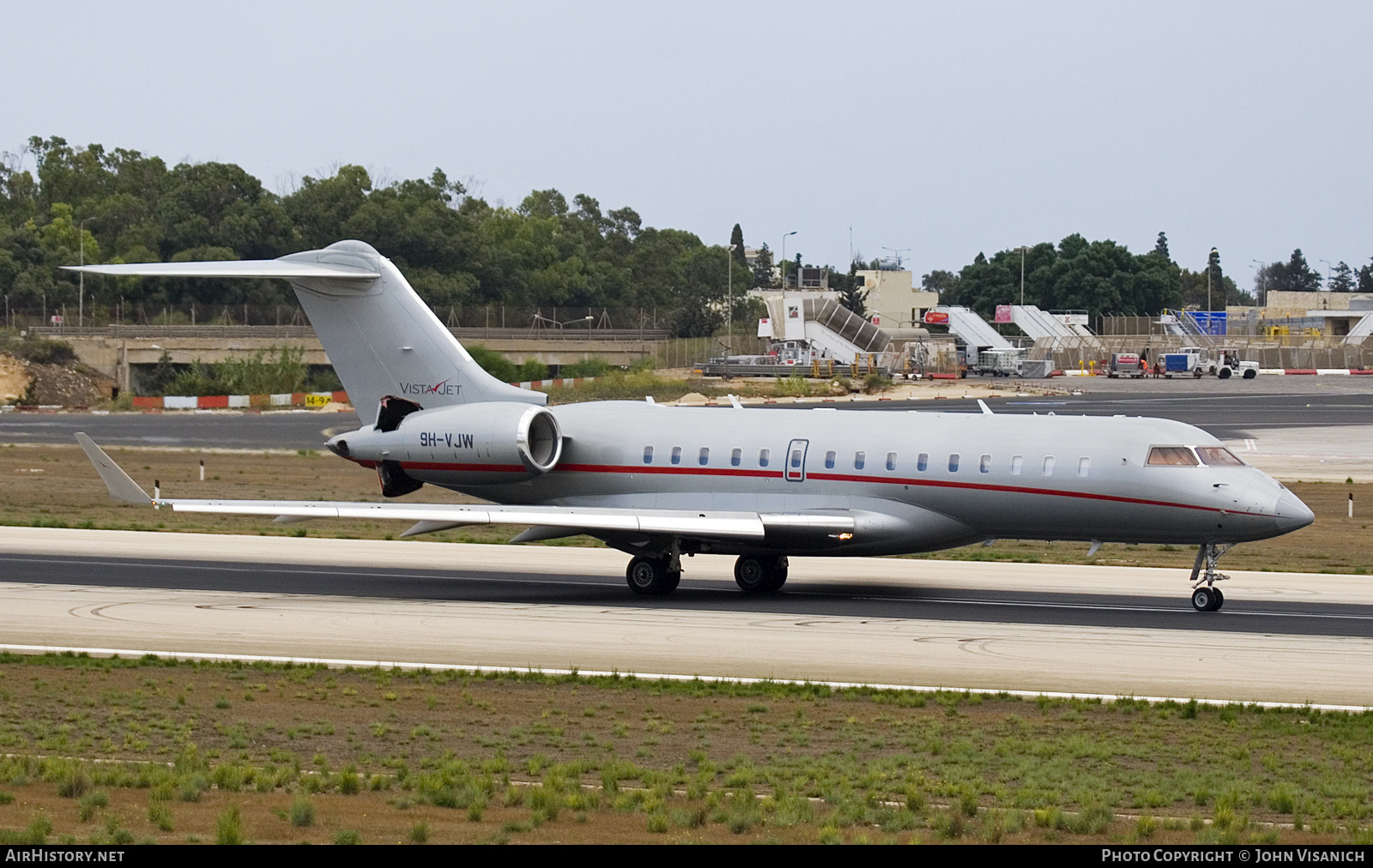 Aircraft Photo of 9H-VJW | Bombardier Global 6000 (BD-700-1A10) | VistaJet | AirHistory.net #600555