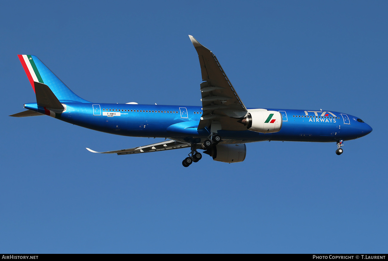 Aircraft Photo of F-WWKE | Airbus A330-941N | ITA Airways | AirHistory.net #600586