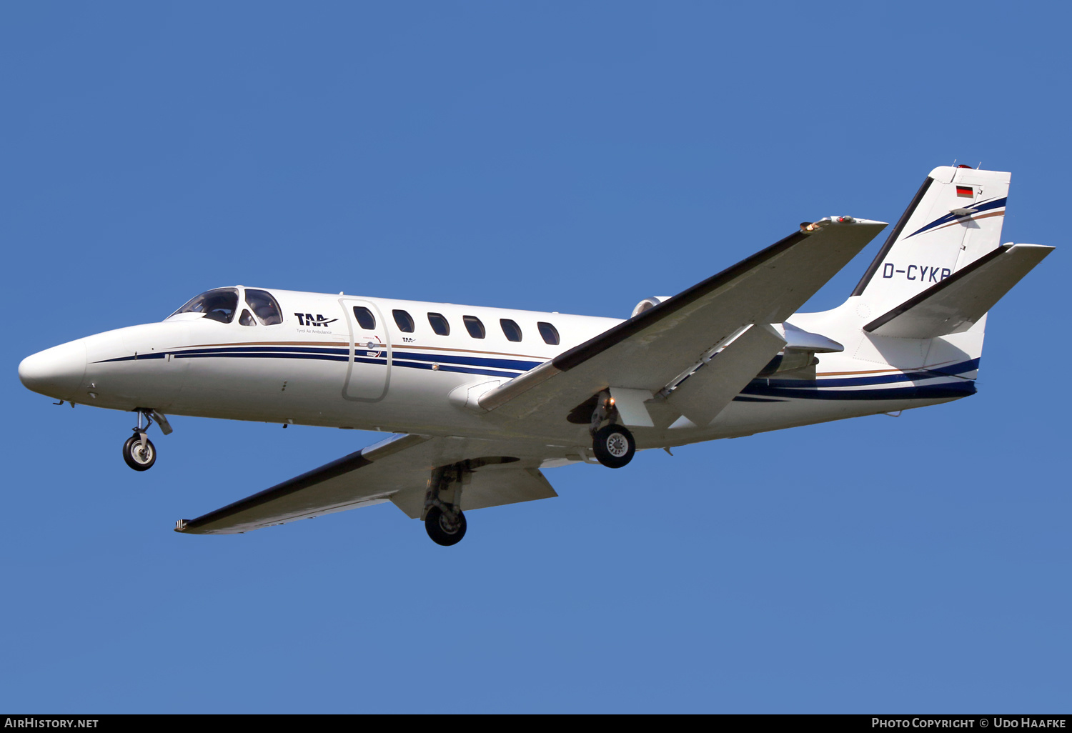 Aircraft Photo of D-CYKP | Cessna 550 Citation Bravo | Tyrol Air Ambulance - TAA | AirHistory.net #600597