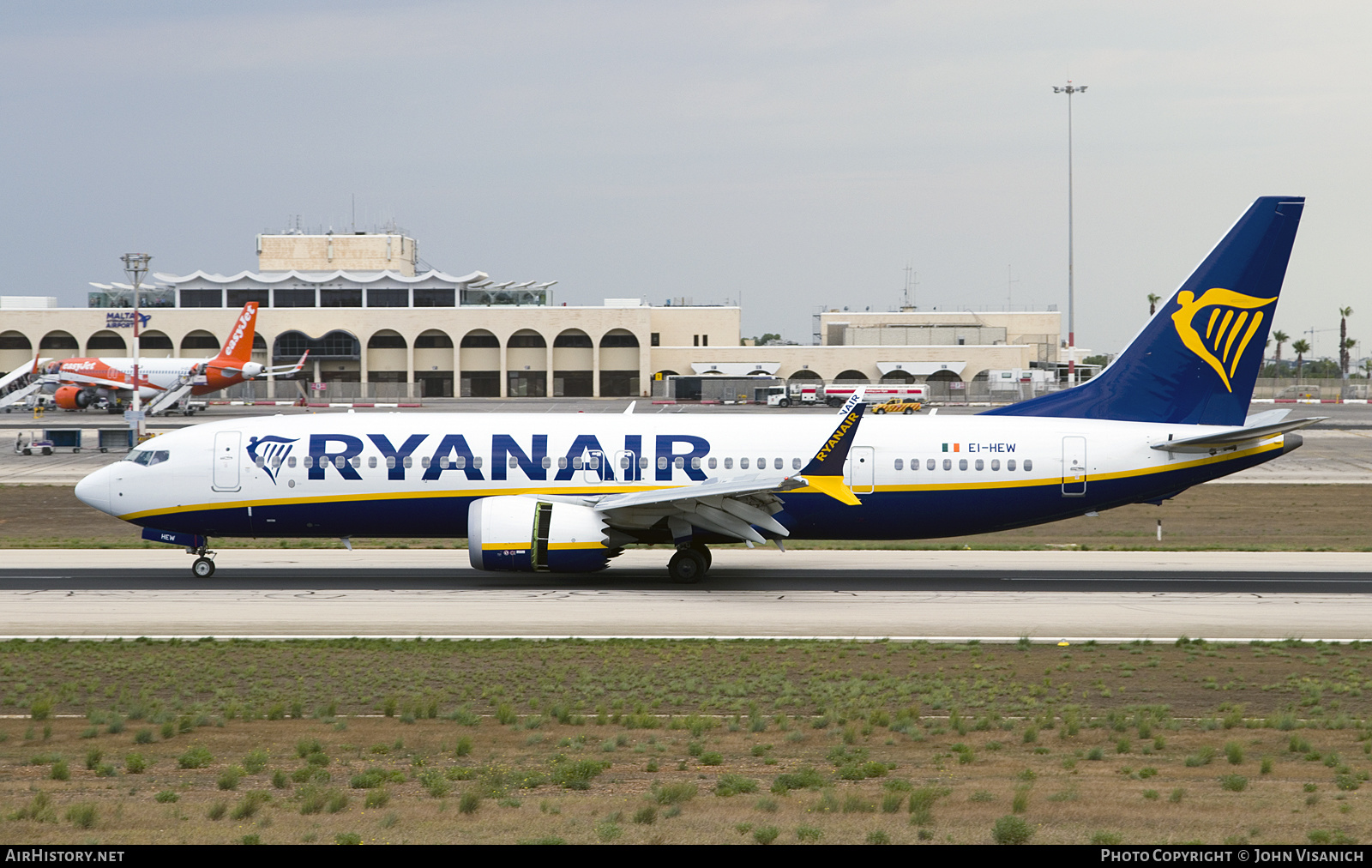 Aircraft Photo of EI-HEW | Boeing 737-8200 Max 200 | Ryanair | AirHistory.net #600605