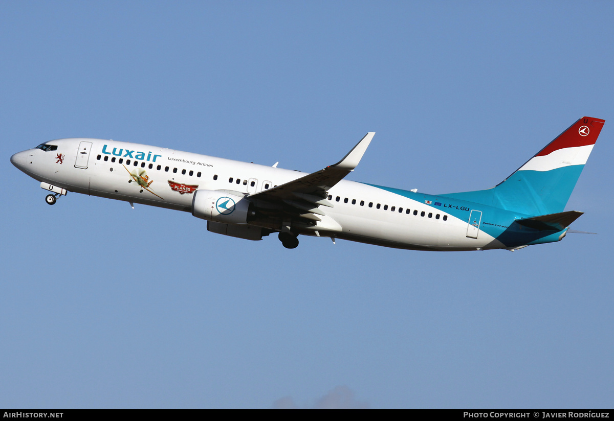 Aircraft Photo of LX-LGU | Boeing 737-8C9 | Luxair | AirHistory.net #600615