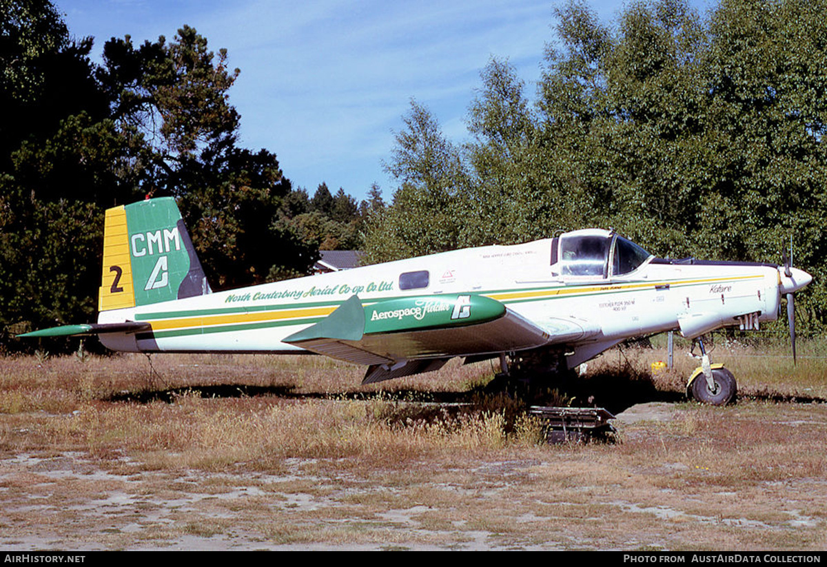 Aircraft Photo of ZK-CMM / CMM | Fletcher FU-24-950M | North Canterbury Aerial Co-op | AirHistory.net #600679