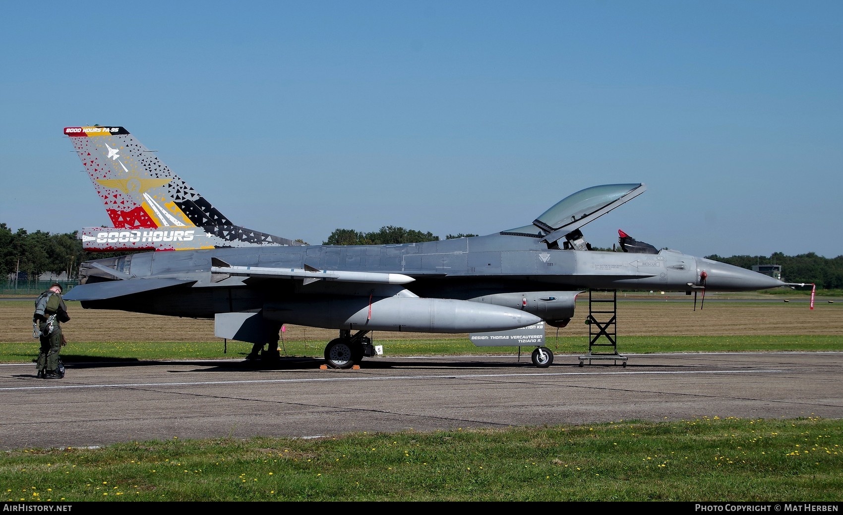 Aircraft Photo of FA-95 | General Dynamics F-16AM Fighting Falcon | Belgium - Air Force | AirHistory.net #600744