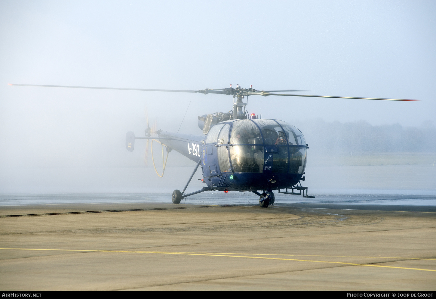 Aircraft Photo of A-292 | Sud SA-316B Alouette III | Netherlands - Air Force | AirHistory.net #600756