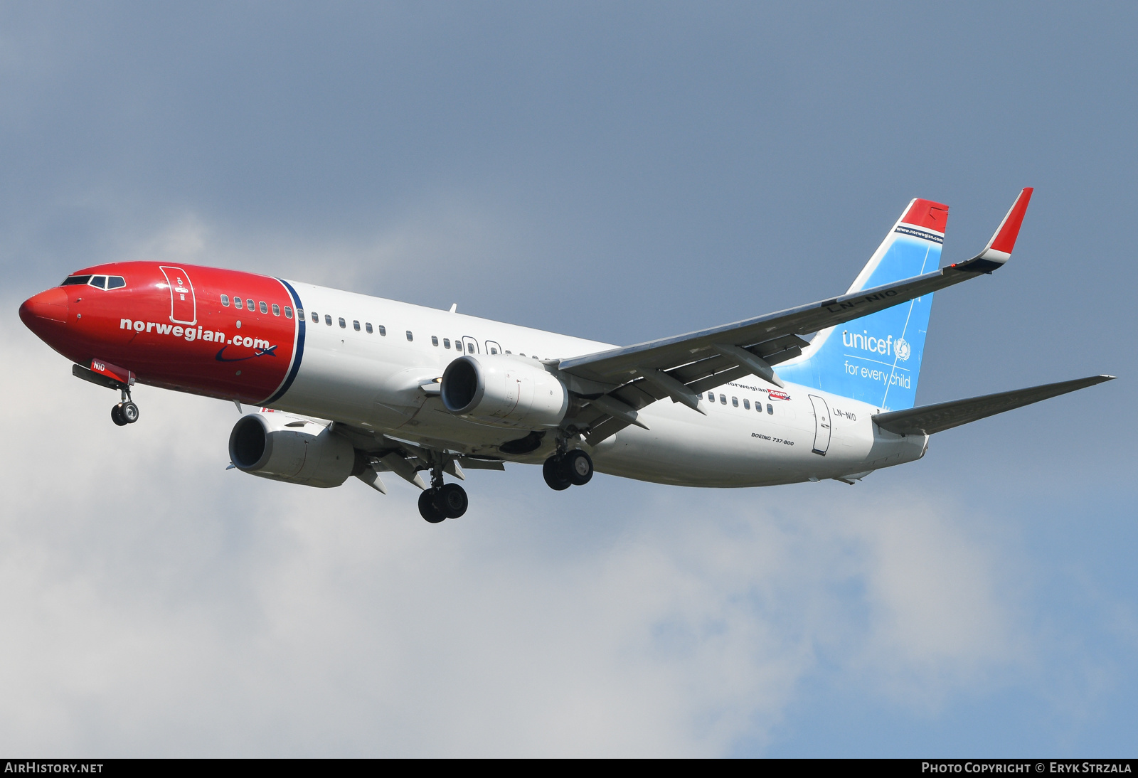 Aircraft Photo of LN-NIO | Boeing 737-81M | Norwegian | AirHistory.net #600773