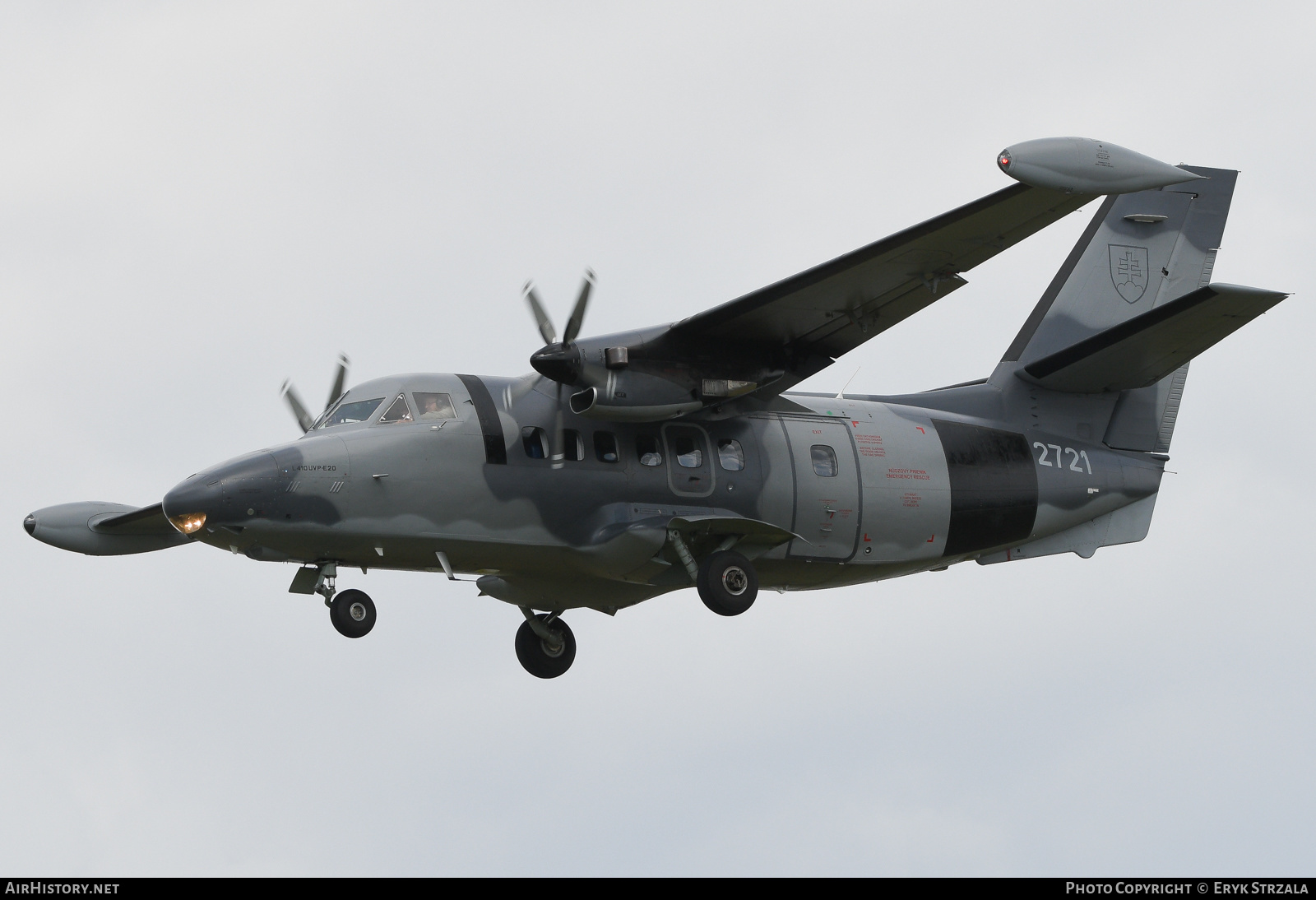 Aircraft Photo of 2721 | Let L-410UVP-E20 Turbolet | Slovakia - Air Force | AirHistory.net #600781