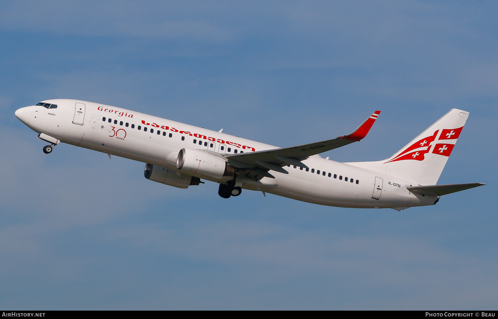 Aircraft Photo of 4L-GTN | Boeing 737-883 | Georgian Airways | AirHistory.net #600788