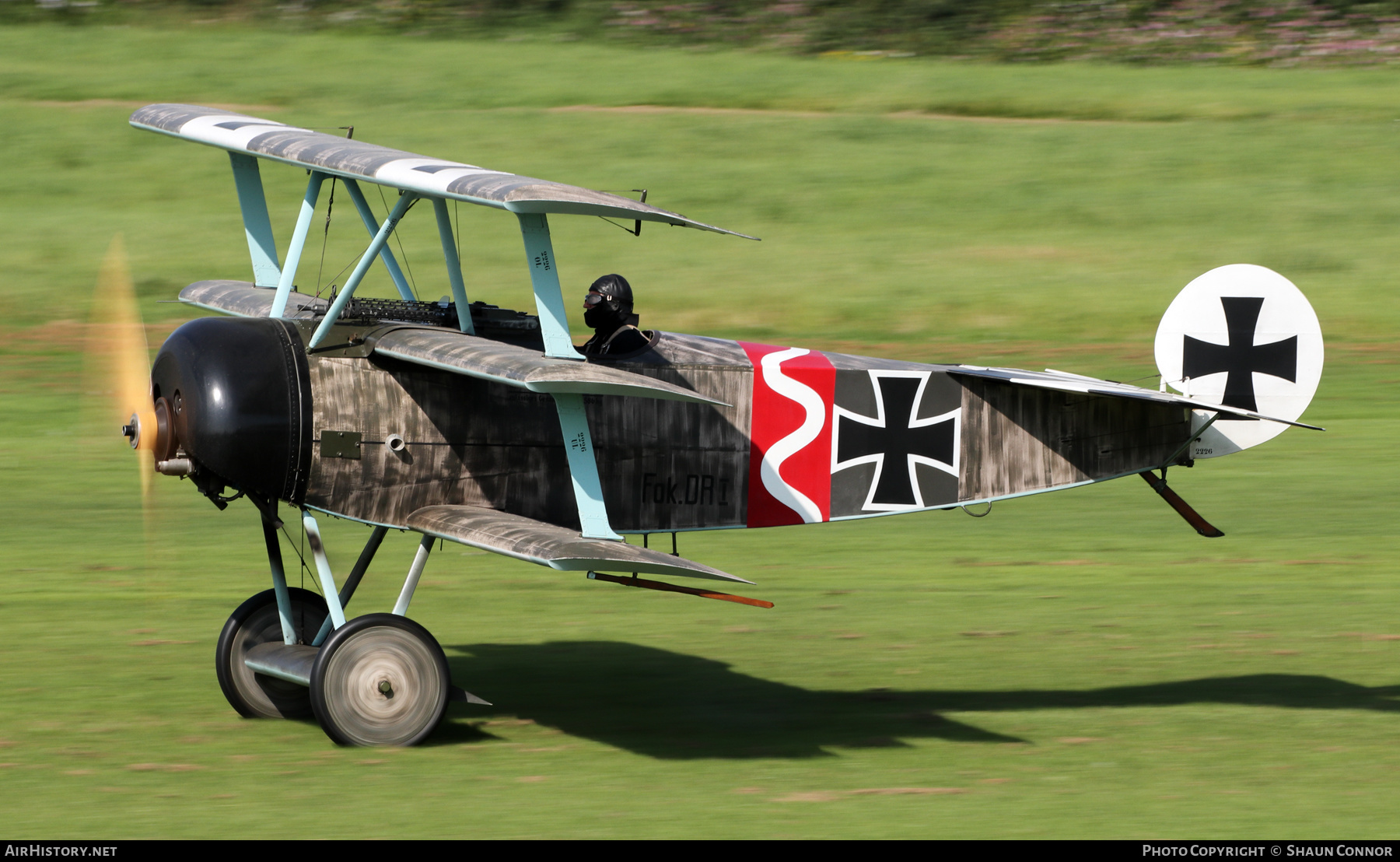 Aircraft Photo of G-CFHY / 556/17 | Fokker Dr.1 (replica) | Germany - Air Force | AirHistory.net #600794