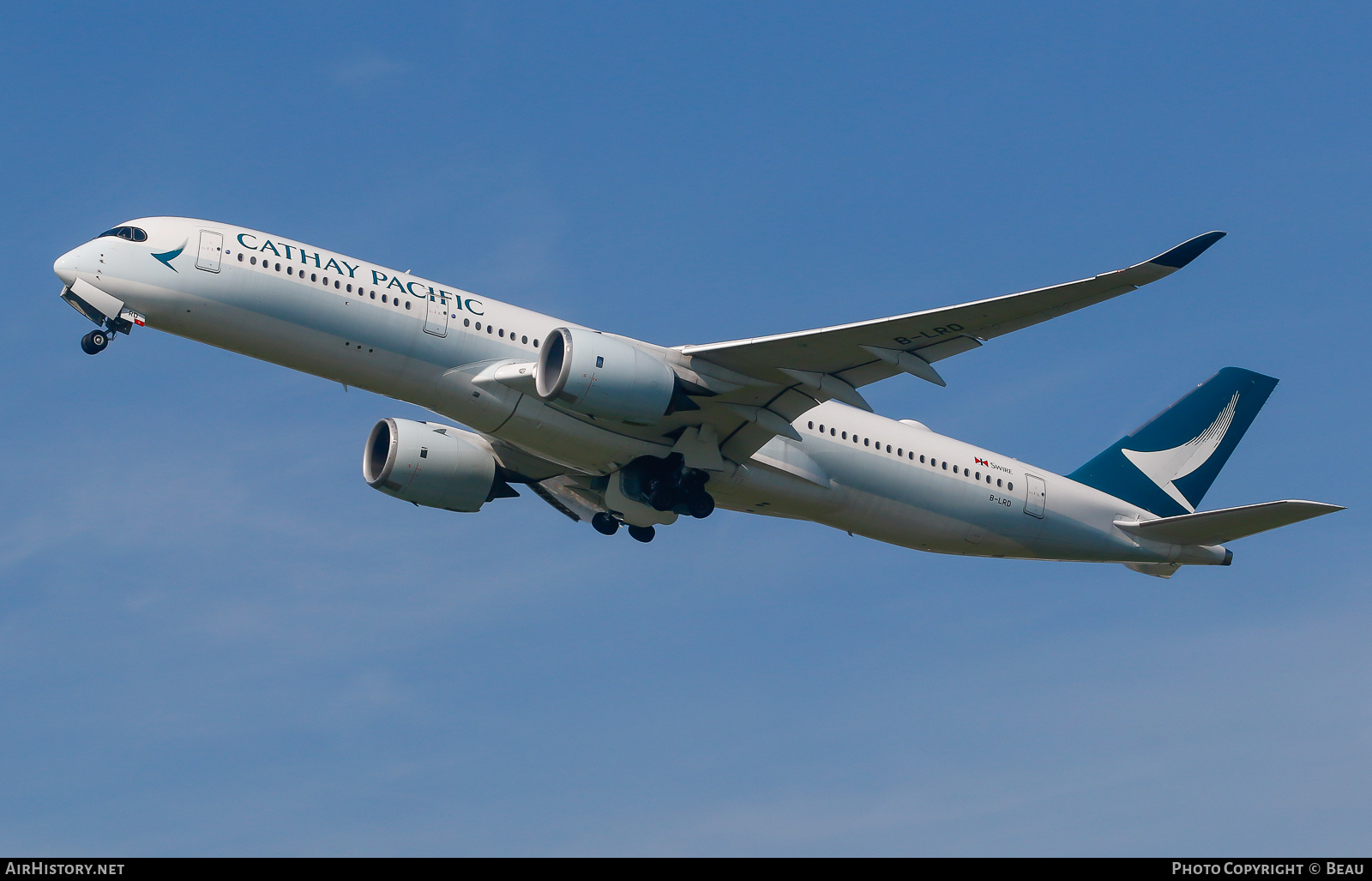 Aircraft Photo of B-LRD | Airbus A350-941 | Cathay Pacific Airways | AirHistory.net #600817
