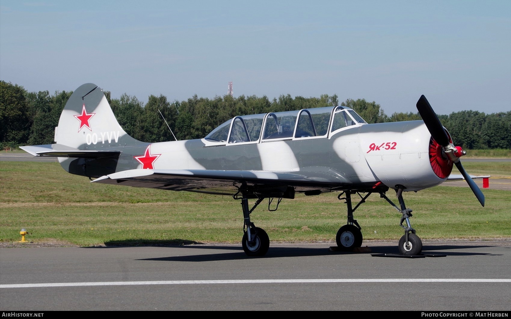 Aircraft Photo of OO-YVV | Yakovlev Yak-52 | AirHistory.net #600831