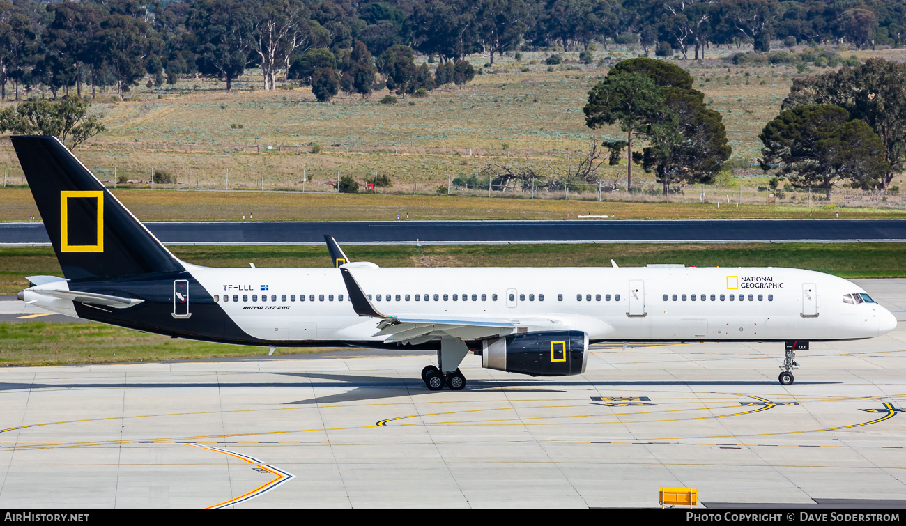 Aircraft Photo of TF-LLL | Boeing 757-256 | National Geographic | AirHistory.net #600868