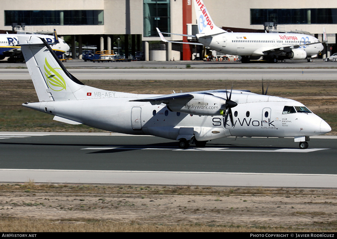 Aircraft Photo of HB-AEY | Fairchild Dornier 328-130 | SkyWork Airlines | AirHistory.net #600887