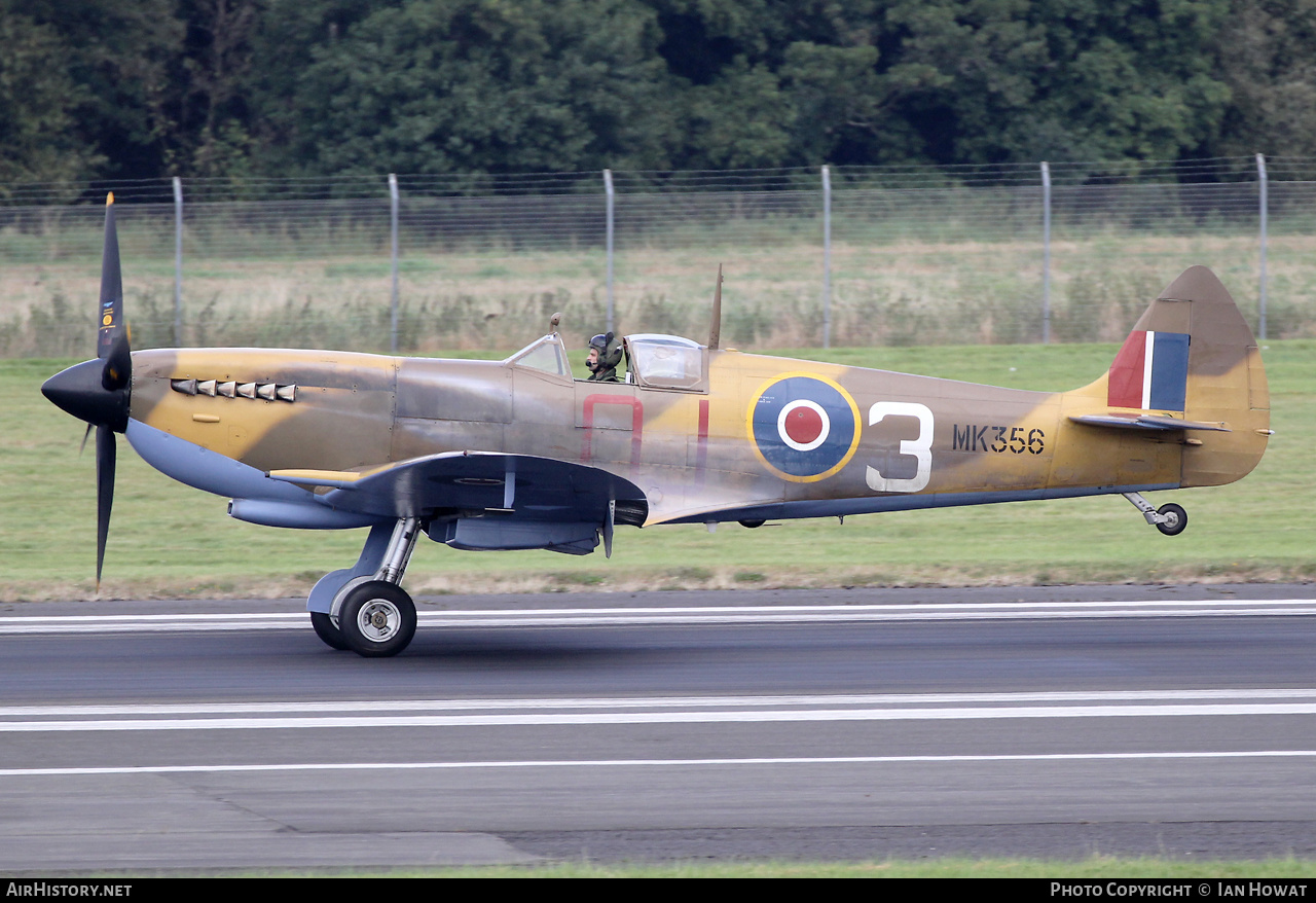 Aircraft Photo of MK356 | Supermarine 361 Spitfire F9E | UK - Air Force | AirHistory.net #600909