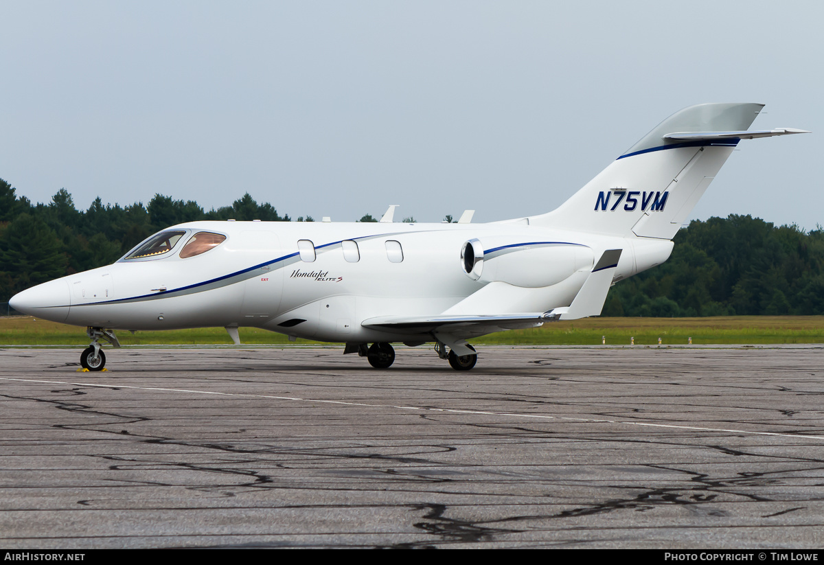 Aircraft Photo of N75VM | Honda HA-420 HondaJet Elite S | AirHistory.net #600927