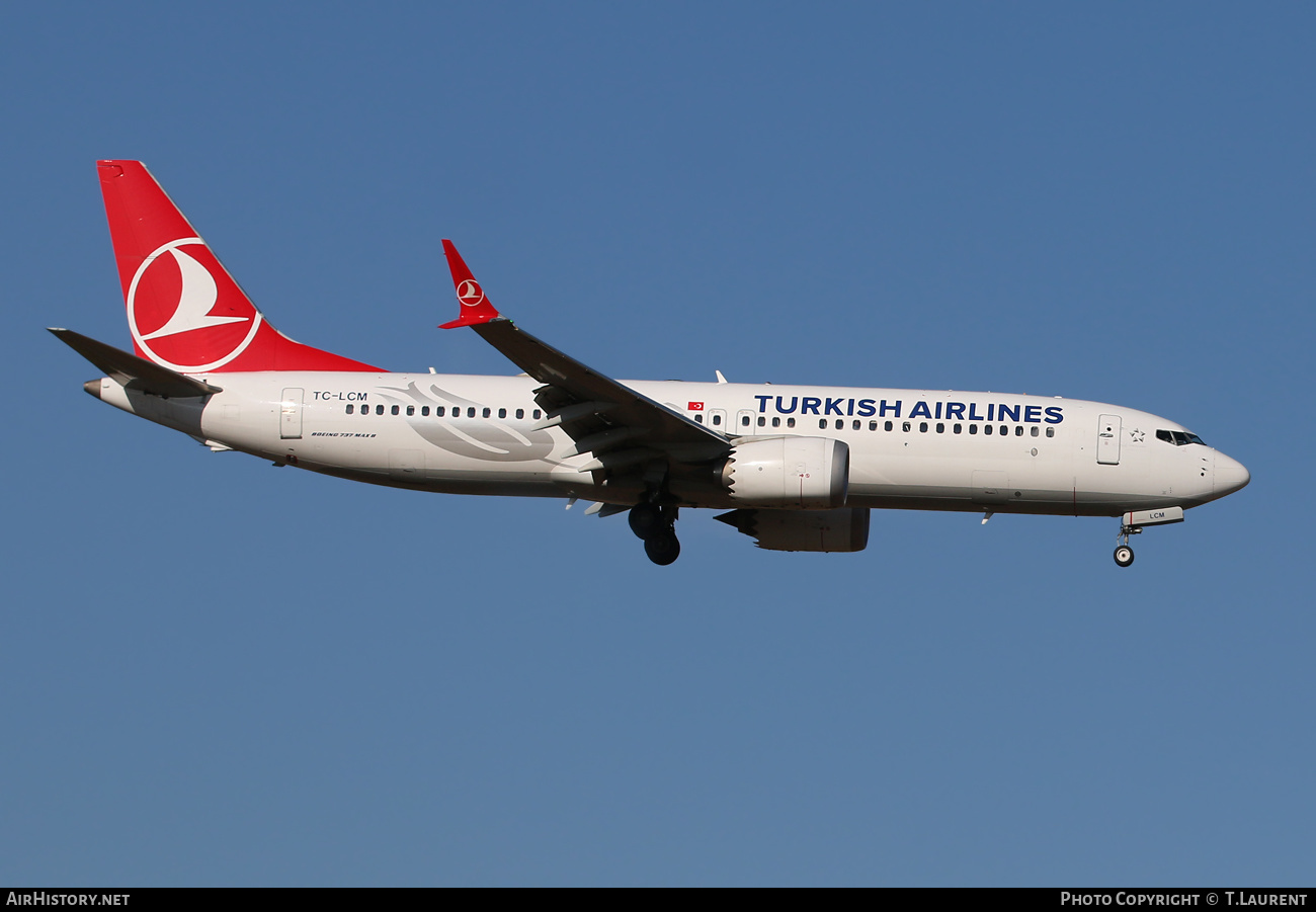 Aircraft Photo of TC-LCM | Boeing 737-8 Max 8 | Turkish Airlines | AirHistory.net #600933