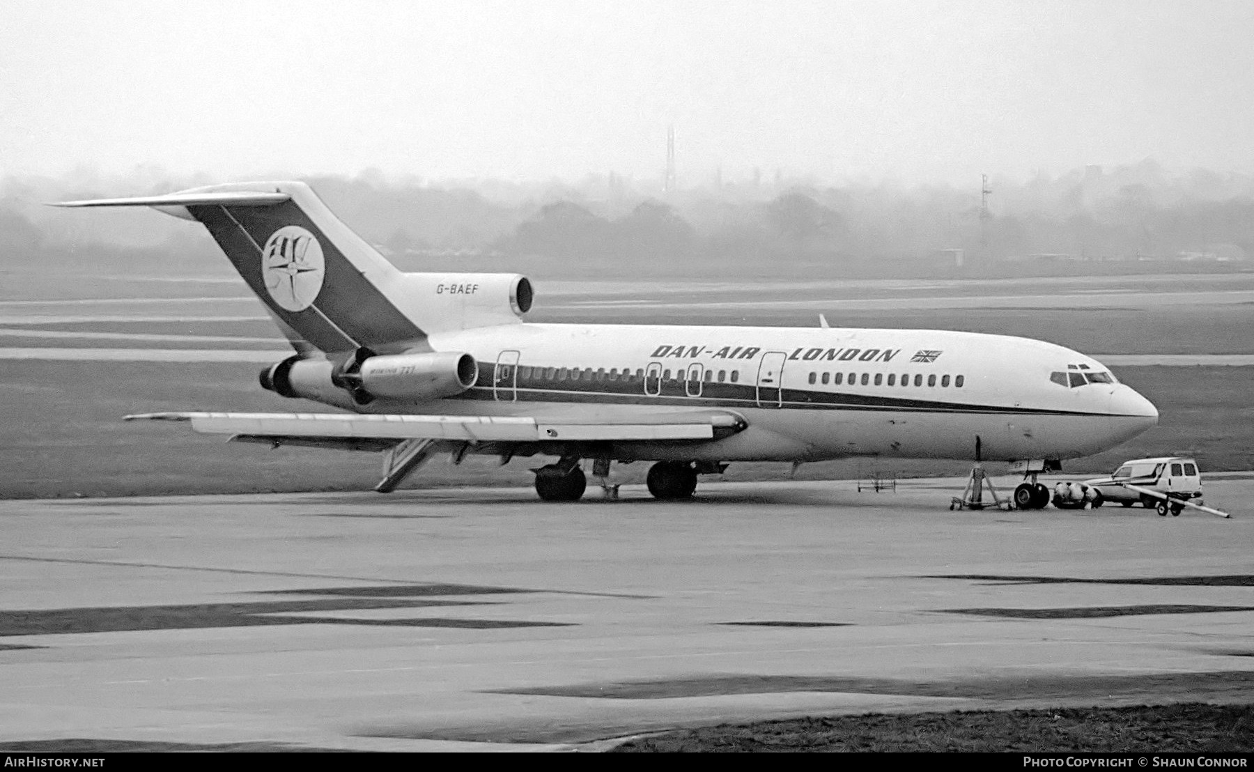 Aircraft Photo of G-BAEF | Boeing 727-46 | Dan-Air London | AirHistory.net #600935