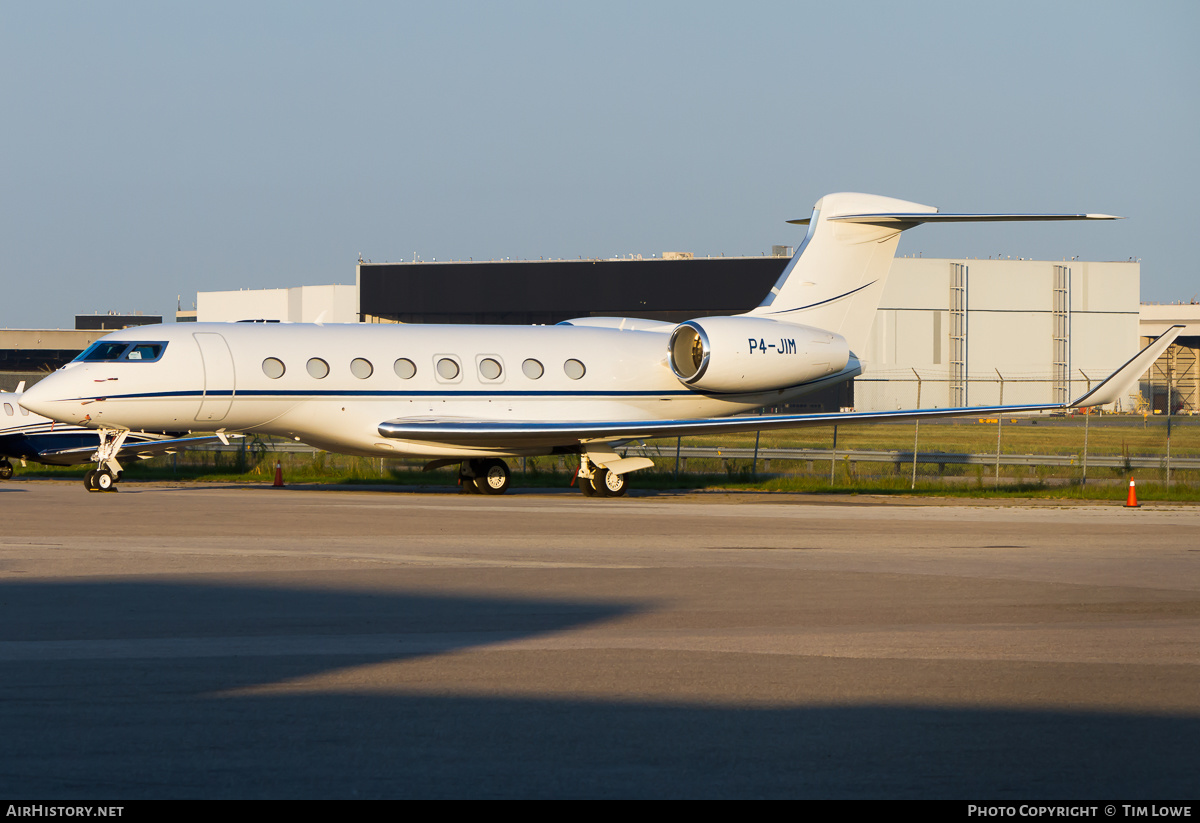 Aircraft Photo of P4-JIM | Gulfstream Aerospace G650ER (G-VI) | AirHistory.net #600945