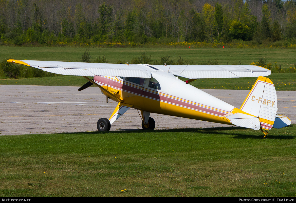 Aircraft Photo of C-FAPV | Luscombe 8E Silvaire Deluxe | AirHistory.net #600956