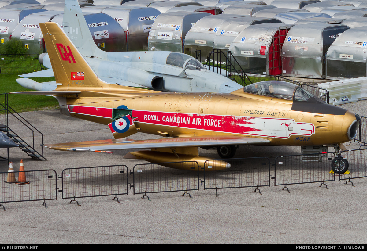 Aircraft Photo of 23651 | Canadair CL-13B Sabre 6 | Canada - Air Force | AirHistory.net #601028