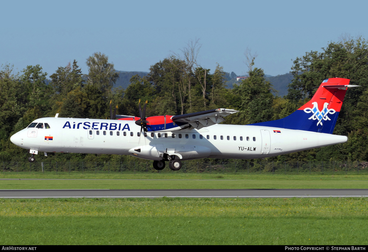 Aircraft Photo of YU-ALW | ATR ATR-72-212 | Air Serbia | AirHistory.net #601059