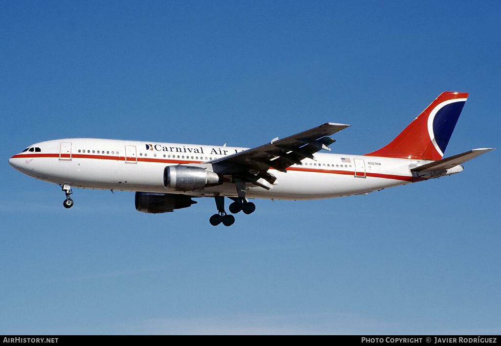 Aircraft Photo of N227KW | Airbus A300B4-203 | Carnival Air Lines | AirHistory.net #601082