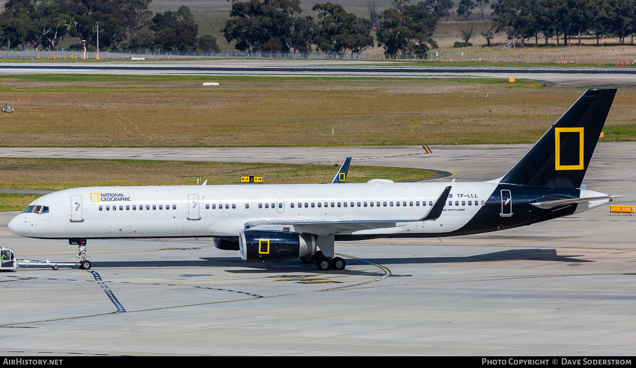 Aircraft Photo of TF-LLL | Boeing 757-256 | National Geographic | AirHistory.net #601092