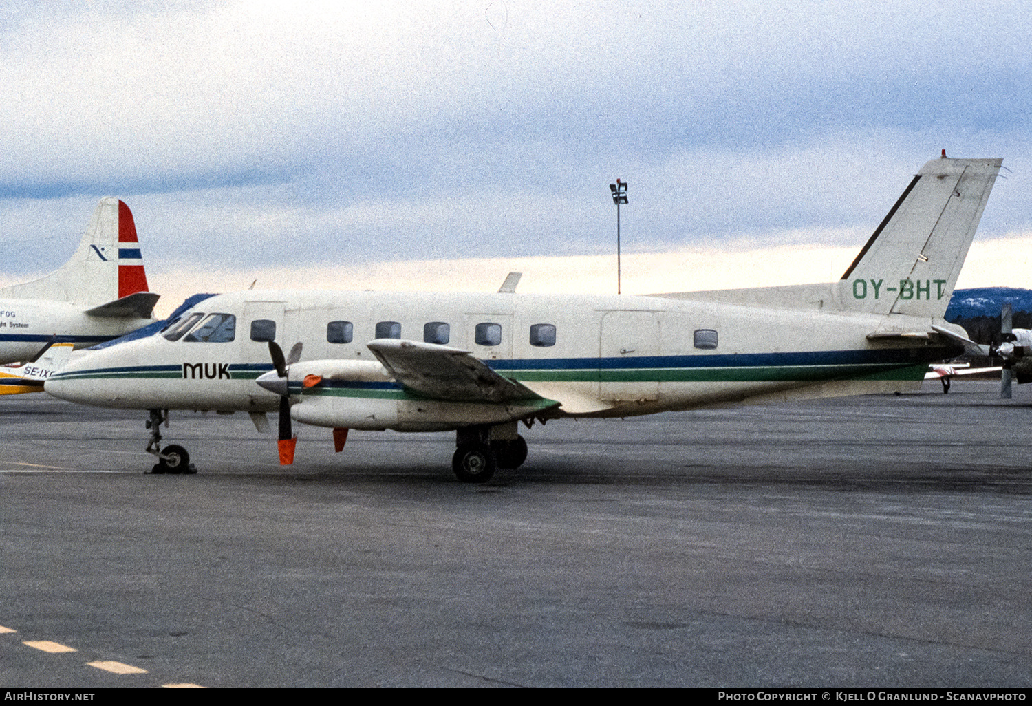 Aircraft Photo of OY-BHT | Embraer EMB-110 Bandeirante | Muk Air | AirHistory.net #601100