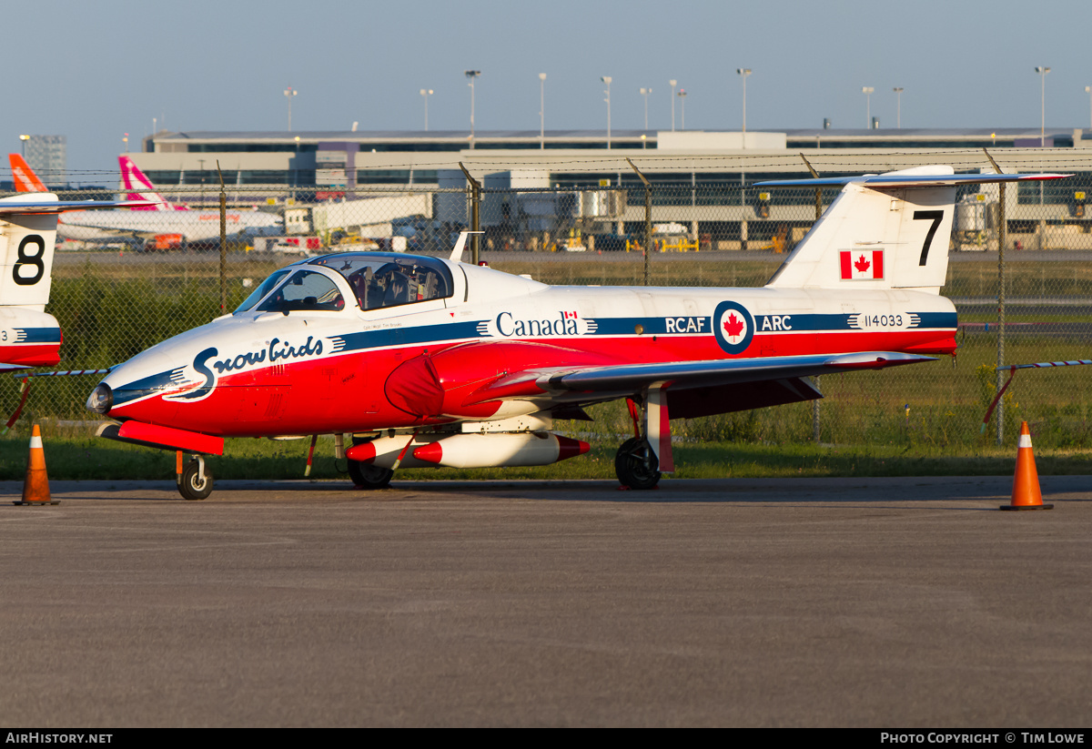 Aircraft Photo of 114033 | Canadair CT-114 Tutor (CL-41A) | Canada - Air Force | AirHistory.net #601105