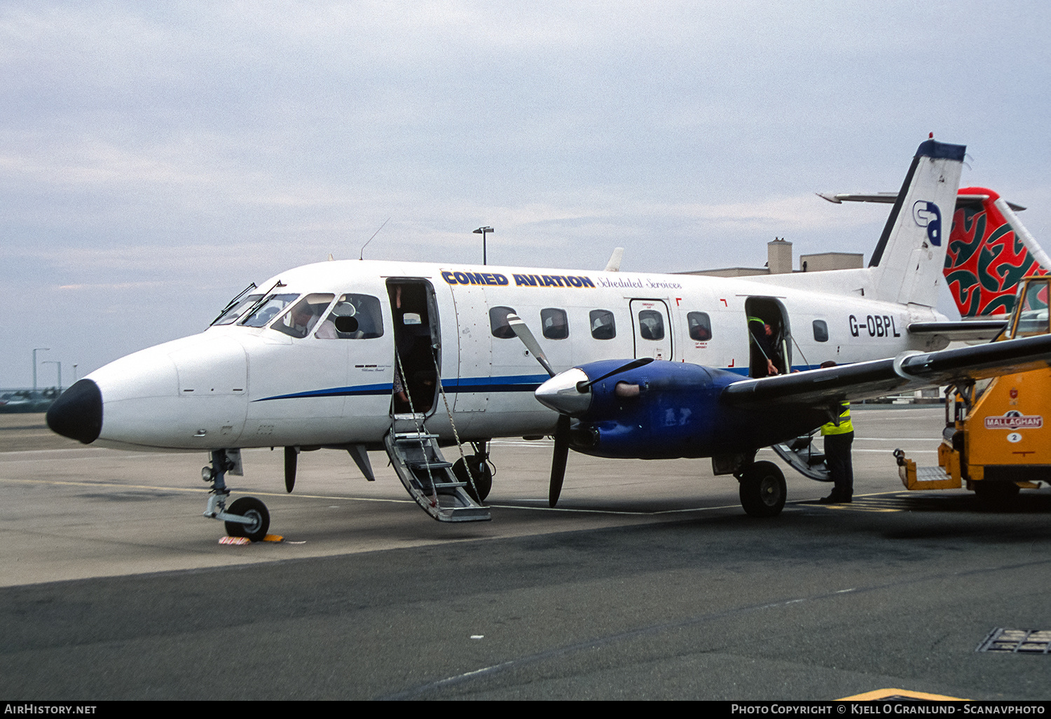 Aircraft Photo of G-OBPL | Embraer EMB-110P2 Bandeirante | CoMed Aviation | AirHistory.net #601112