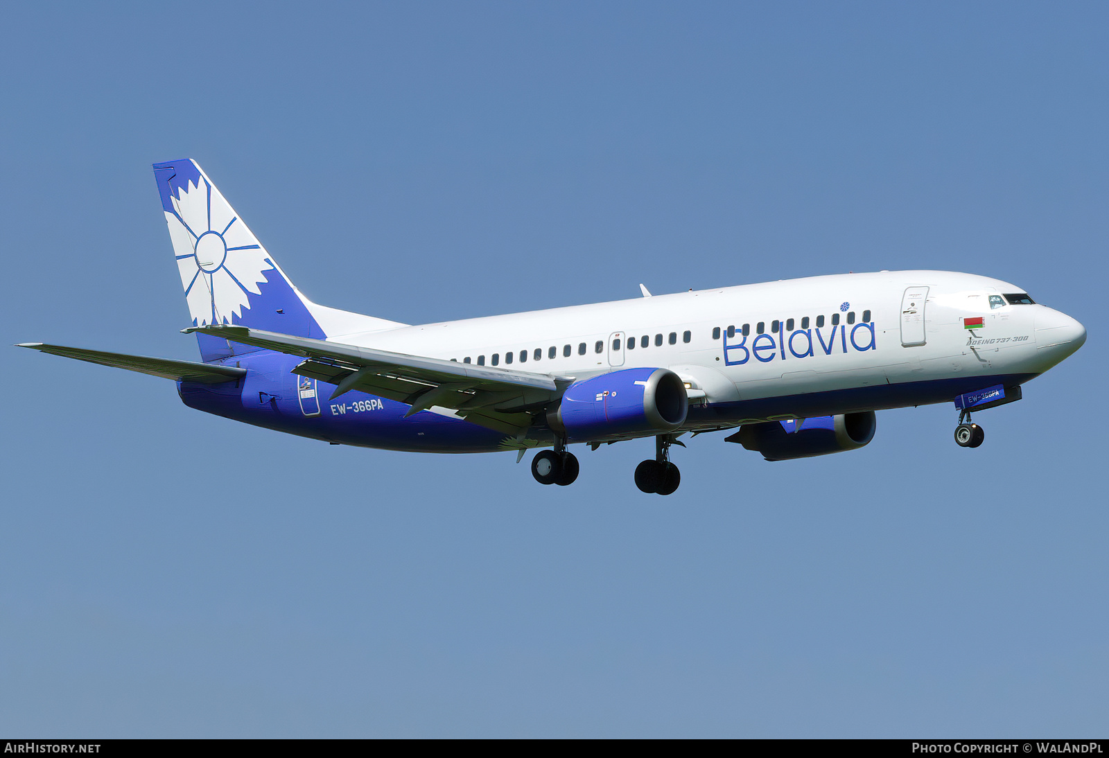 Aircraft Photo of EW-366PA | Boeing 737-31S | Belavia | AirHistory.net #601120