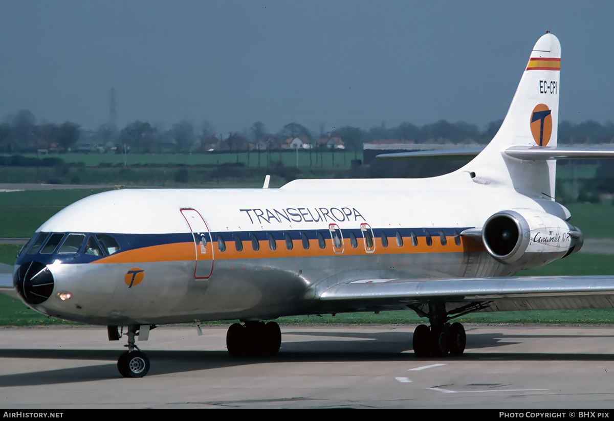 Aircraft Photo of EC-CPI | Sud SE-210 Caravelle 10B1R | Trans Europa | AirHistory.net #601127