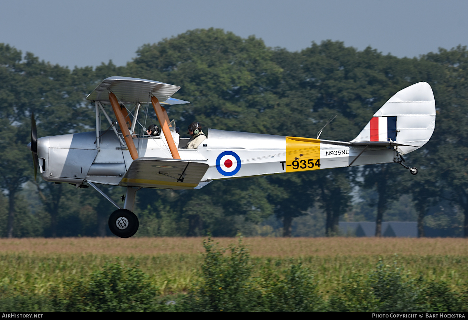 Aircraft Photo of N935NL / T-9354 | De Havilland D.H. 82A Tiger Moth II | UK - Air Force | AirHistory.net #601153