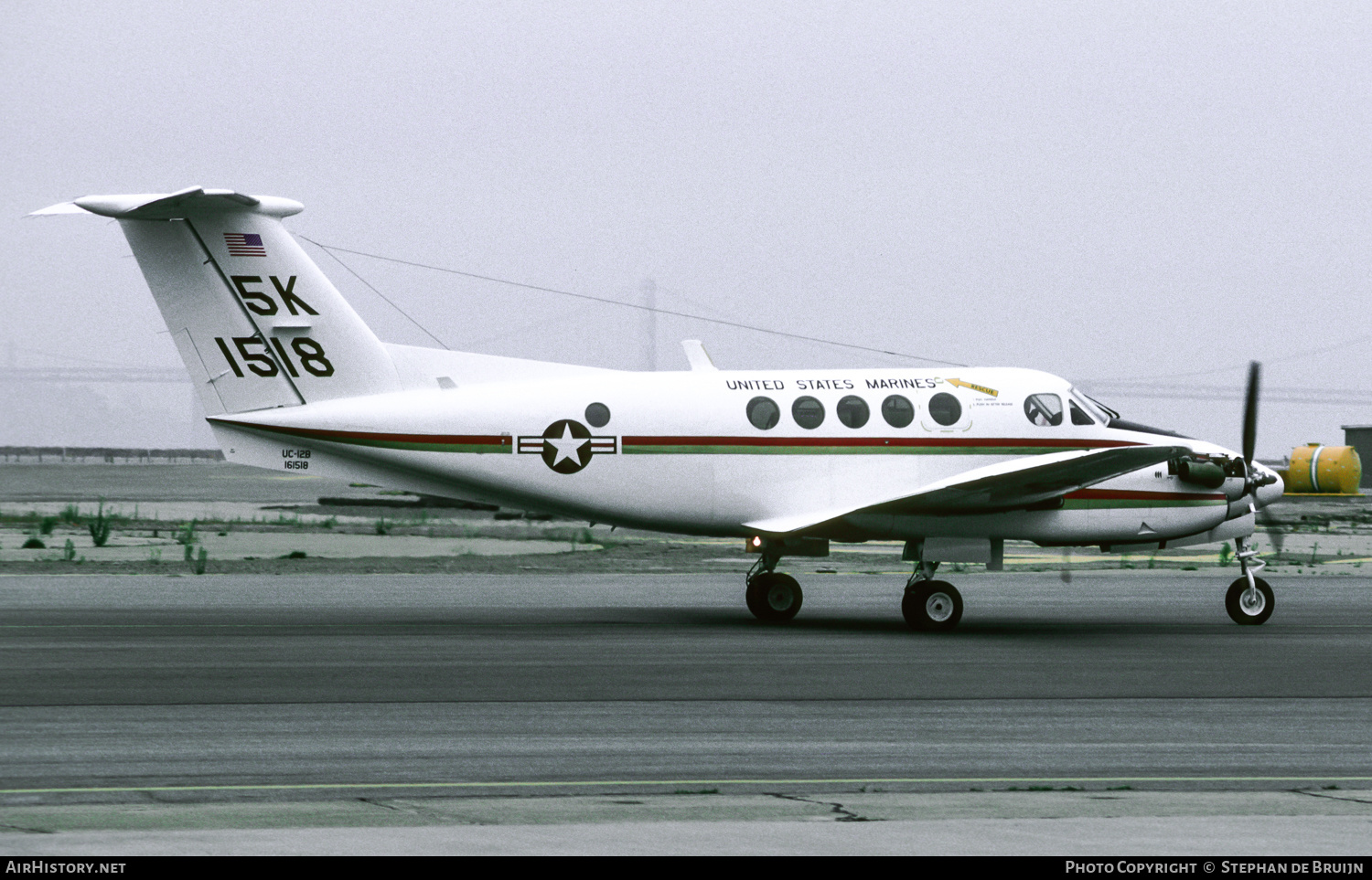 Aircraft Photo of 161518 / 1518 | Beech UC-12B Super King Air (A200C) | USA - Marines | AirHistory.net #601161