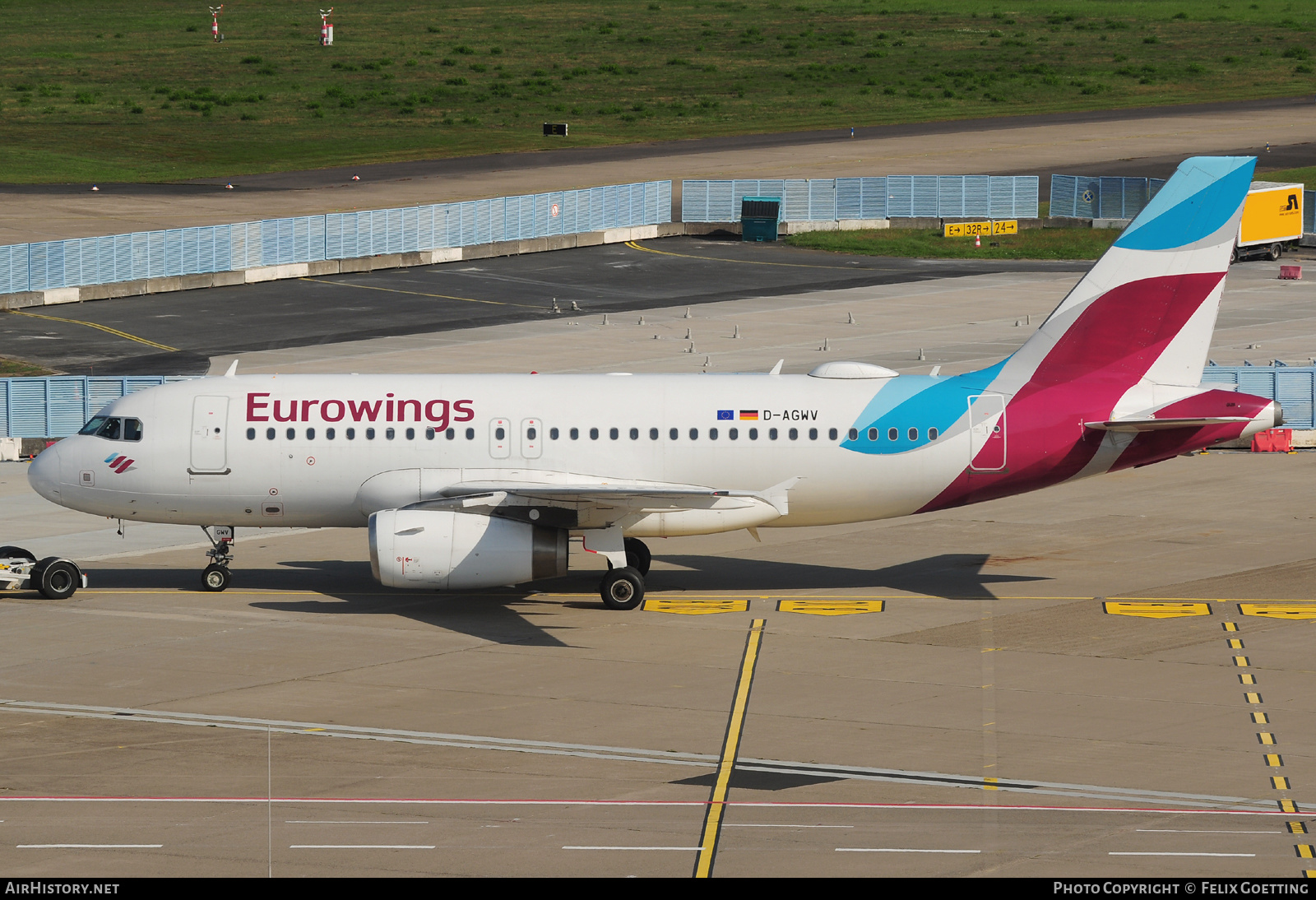 Aircraft Photo of D-AGWV | Airbus A319-132 | Eurowings | AirHistory.net #601162