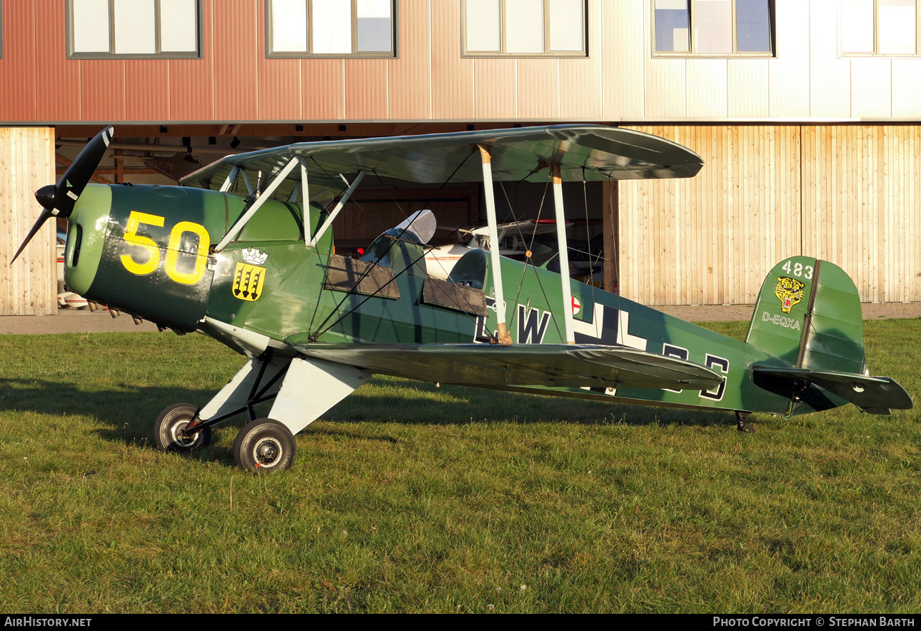 Aircraft Photo of D-EQXA / 483 | CASA 1.131E Jungmann | Germany - Air Force | AirHistory.net #601165