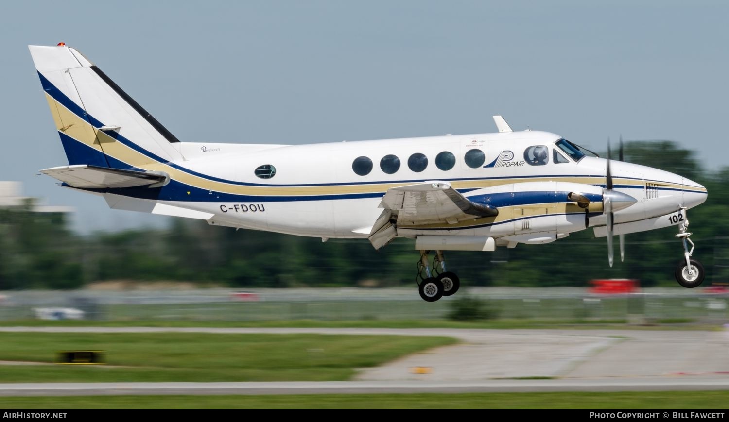 Aircraft Photo of C-FDOU | Beech A100 King Air | Propair | AirHistory.net #601192