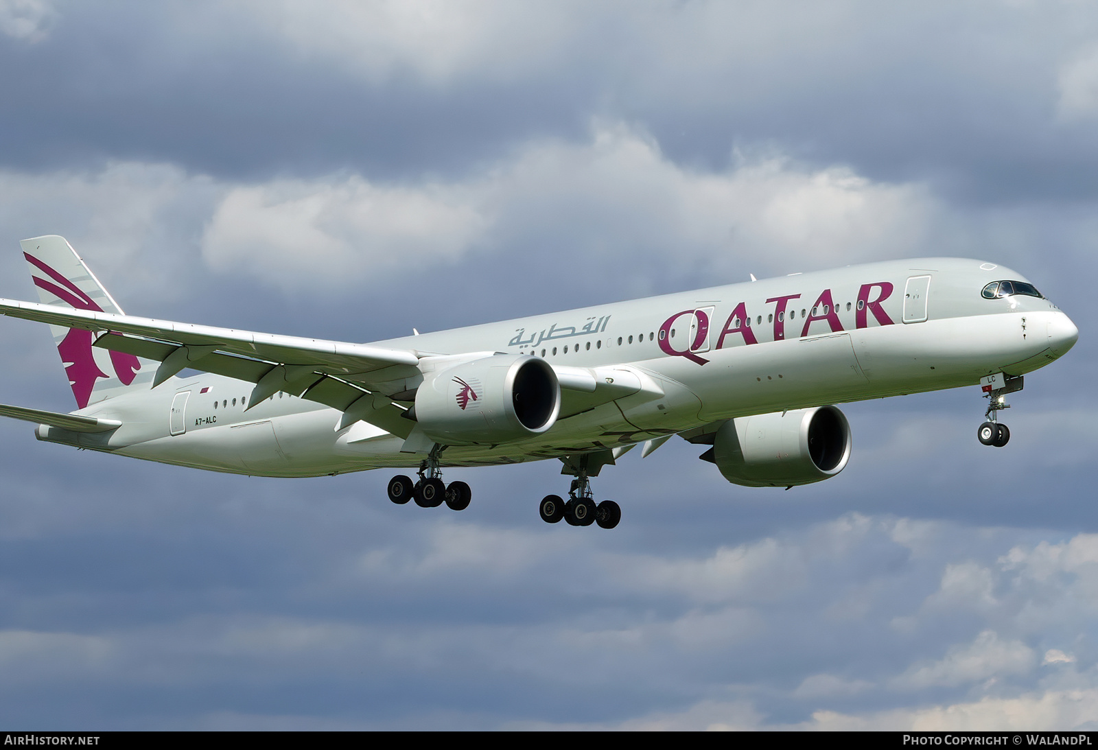 Aircraft Photo of A7-ALC | Airbus A350-941 | Qatar Airways | AirHistory.net #601200
