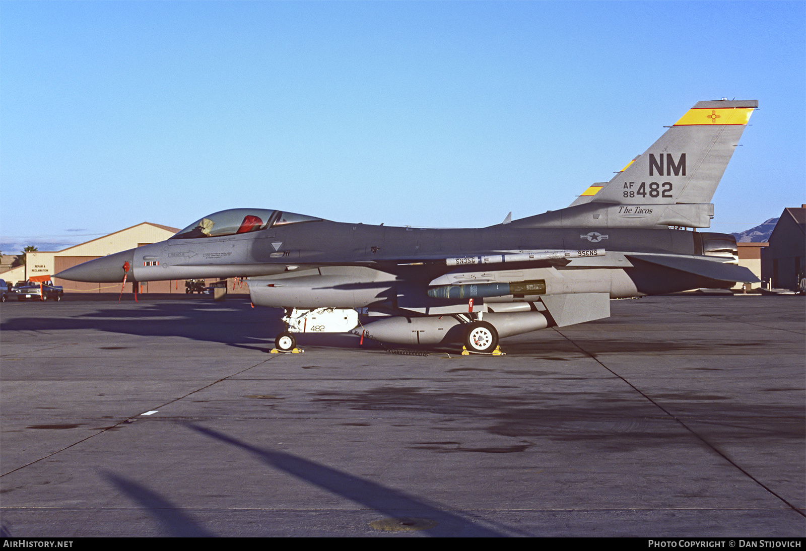 Aircraft Photo of 88-0482 / AF88-482 | General Dynamics F-16CM Fighting Falcon | USA - Air Force | AirHistory.net #601234