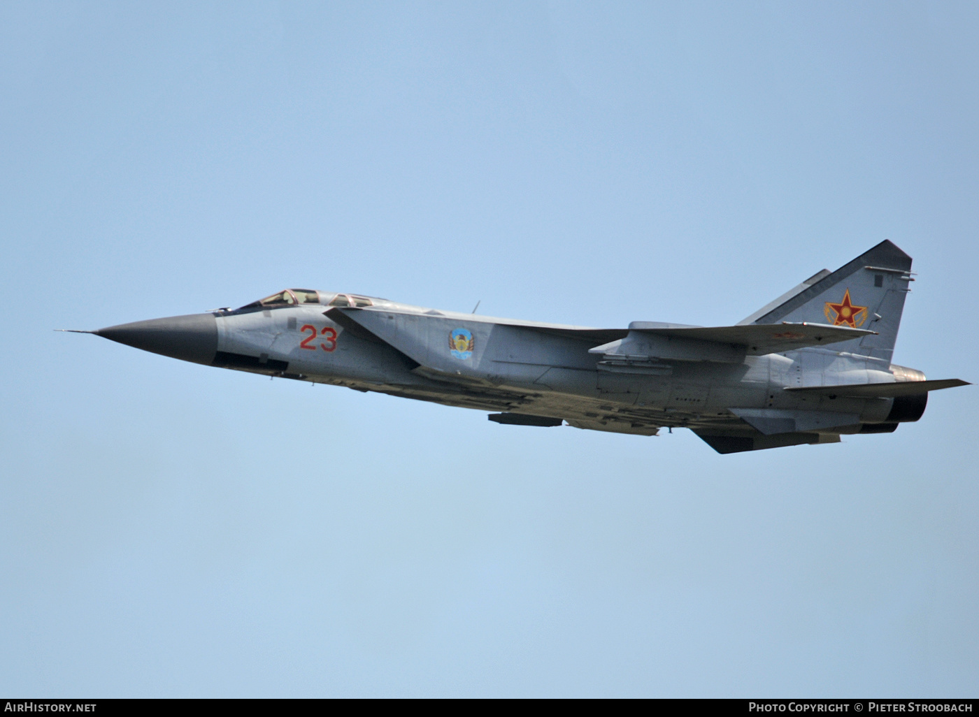 Aircraft Photo of 23 red | Mikoyan-Gurevich MiG-31 | Kazakhstan - Air Force | AirHistory.net #601299