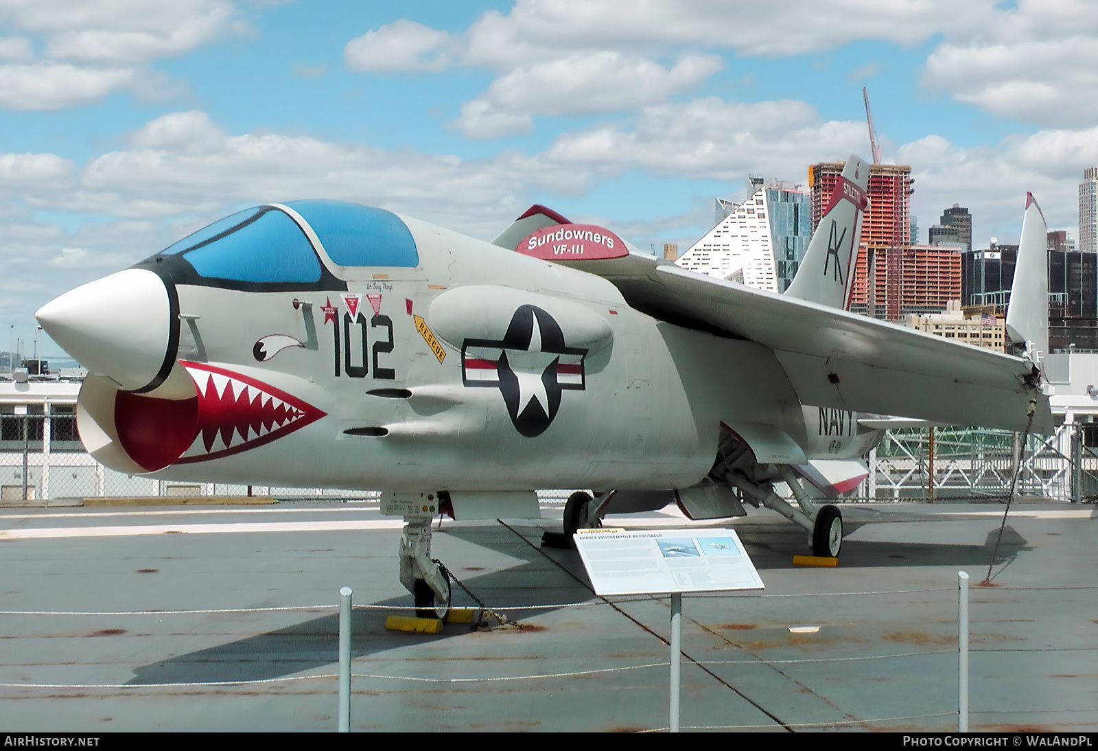 Aircraft Photo of 145550 | Vought F-8K Crusader | USA - Navy | AirHistory.net #601346