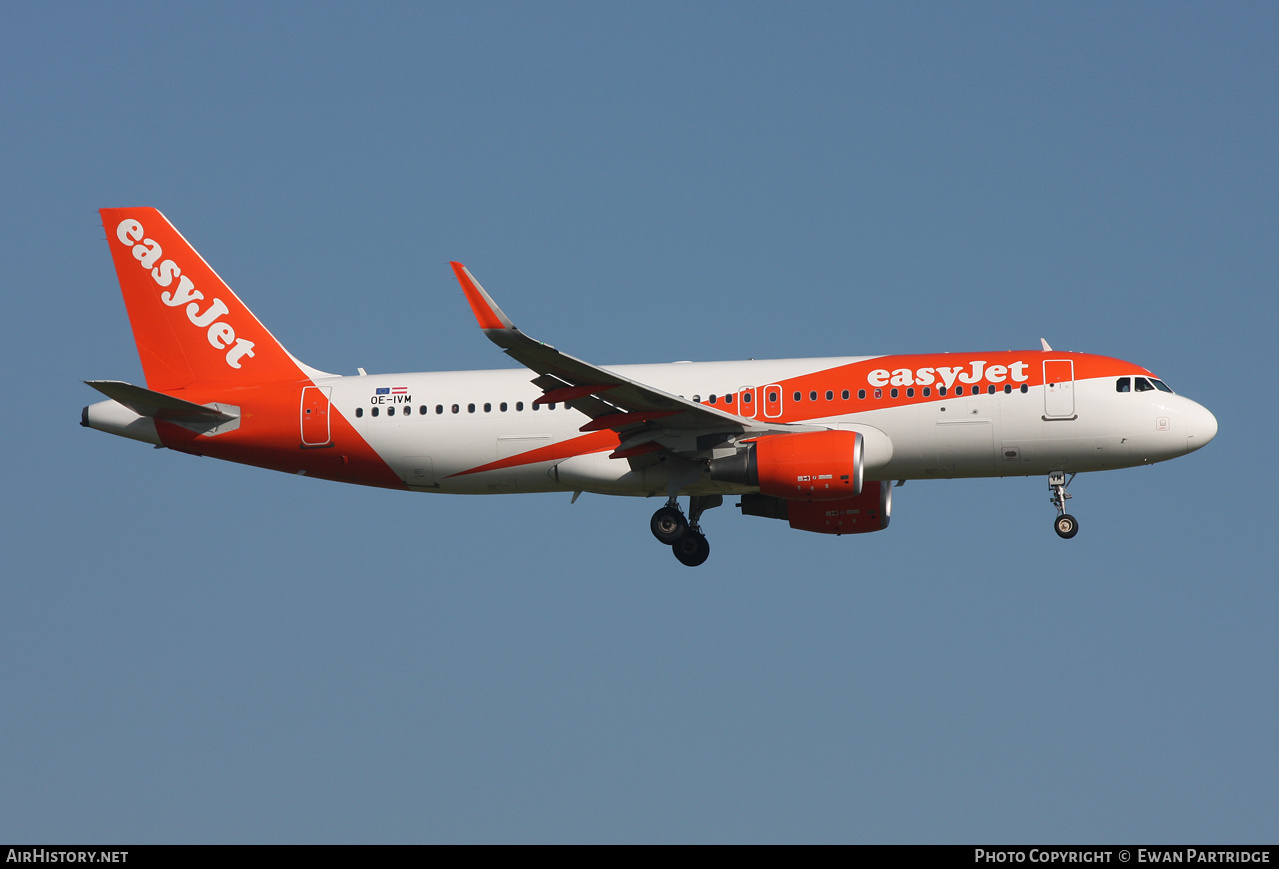 Aircraft Photo of OE-IVM | Airbus A320-214 | EasyJet | AirHistory.net #601349