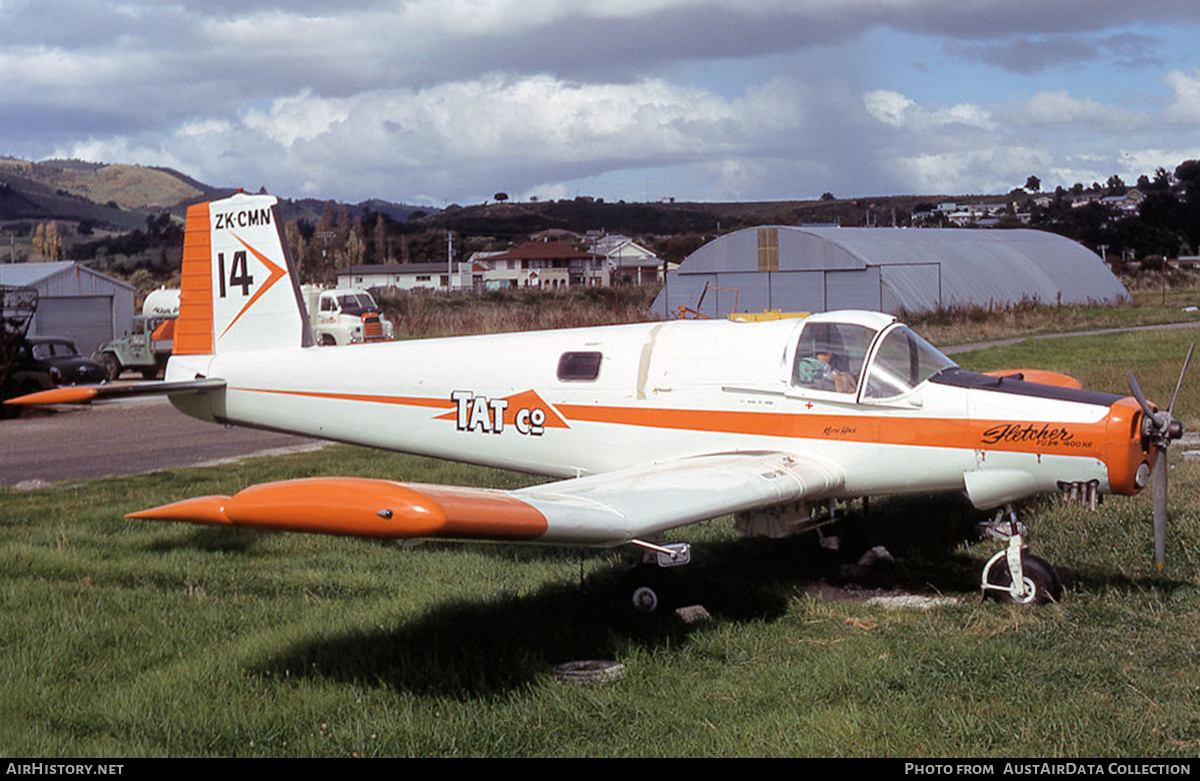 Aircraft Photo of ZK-CMN | Fletcher FU-24-950M | Thames Aerial Topdressing - Tatco | AirHistory.net #601358